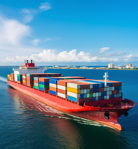 Full container transportation by sea